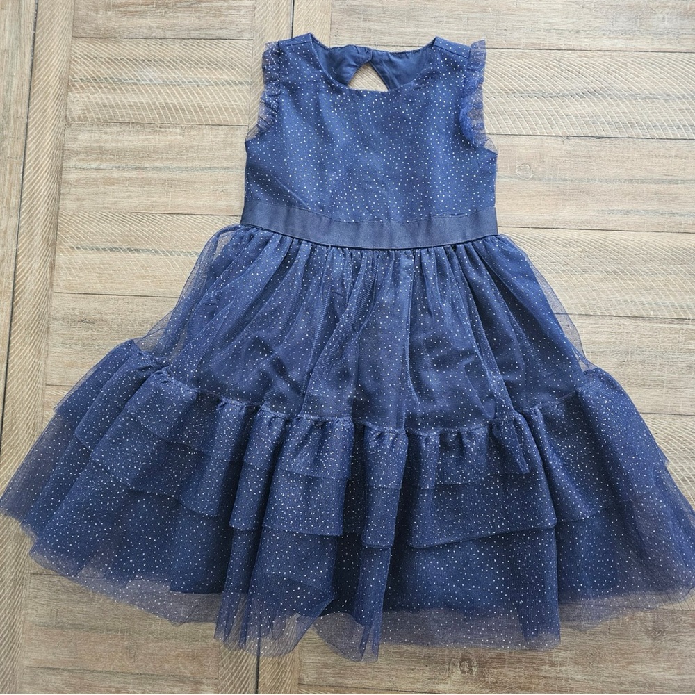 Janie & Jack Navy tulle dress